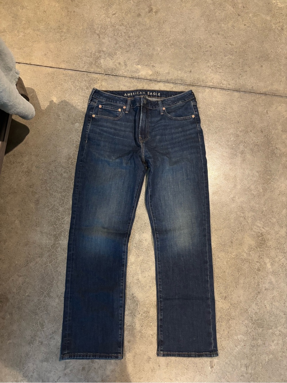 American Eagle Outfitters Men’s Dark Indigo Bootcut Jeans